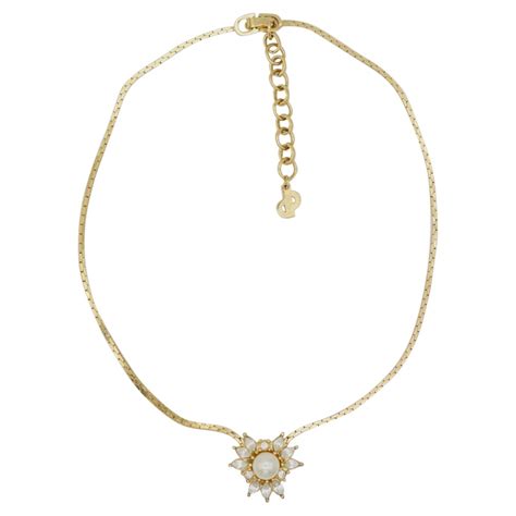 dior 2006 necklace|Christian Dior Vintage 1980s Citrine Round Cluster Crystals.